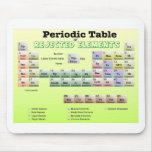 Periodic Table of rejected Elements mousepads