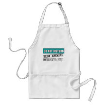 Peritoneal Cancer Do Not Disturb Kicking Butt Apron