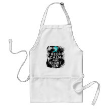 Peritoneal Cancer Keep Calm and Fight On.png Apron