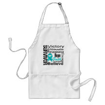 Peritoneal Cancer Survivor Collage Aprons