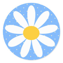 Periwinkle Daisy Sticker