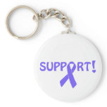 Periwinkle Ribbon Support! Key Chain