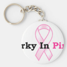 Perky in Pink Key Chain