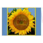Perky Sunflower Card