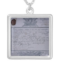 Permit for the Battle of Rossbach, 1757 Pendants