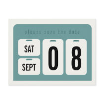 Perpetual Calendar Save the Date Announcement