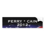 PERRY - CAIN 2012 Campaign Bumper Sticker