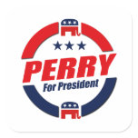 PERRY FOR PRESIDENT (Republican) stickers