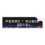 PERRY / RUBIO 2012 Campaign Bumper Sticker