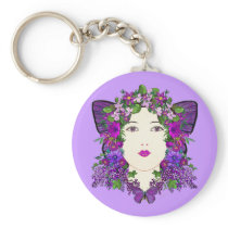 Persephone Lilac Keychain