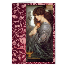 Persephone Pre-Raphaelite & Morris Card