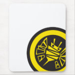 persephones bee-button mouse mat