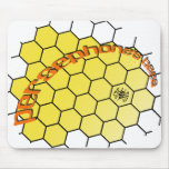 persephonesbees-yellow-comb mouse mat