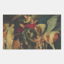 Perseus and Andromeda (C. 1622) Rectangle Stickers