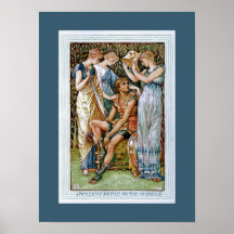 Perseus armed by the Nymphs Print