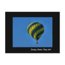 Pershing Balloon Derby 2009 Postcard