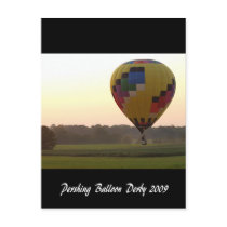 Pershing Balloon Derby 2009 Postcards
