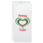 Persian Cutie Customized Rack Card