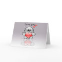 Persoanlize Cute "Love You" cards