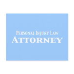 Personal Injury Law Attorney Gifts Post Cards