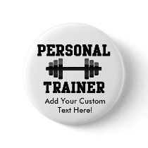 Personal Trainer Black and White Dumbell Training