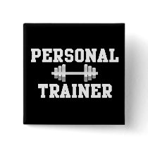 Personal Trainer Black and White Dumbell Training