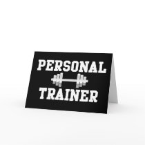 Personal Trainer Black and White Dumbell Training