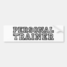 Personal Trainer Bumper Sticker