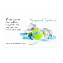 Personal Trainer business card