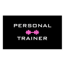 Personal Trainer Dumbell Business Card