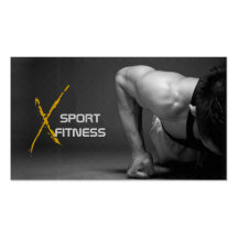 Personal Trainer, Fitness Business Card