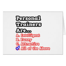 Personal Trainer Quiz Cards