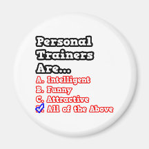 Personal Trainer Quiz Magnet