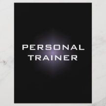 Personal Trainer Simple & Plain Flyer