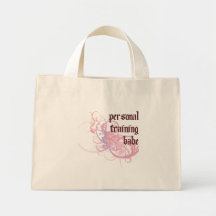 Personal Training Babe Canvas Bags