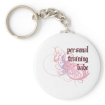 Personal Training Babe Key Chains