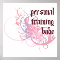 Personal Training Babe Poster