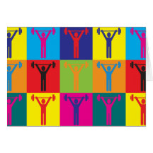 Personal Training Pop Art Card