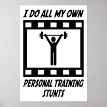 Personal Training Stunts Poster