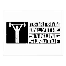 Personal Training Survive Postcards