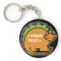Personalise a Dinosaur, <YOUR TEXT> keychains
