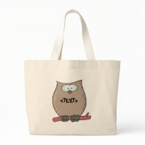 Personalise an Owl, <TEXT> Bags