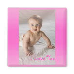 Personalise Baby Photo Magnet