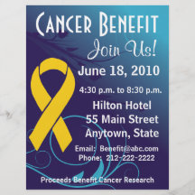 Personalise Benefit  - Childhood Cancer Flyer