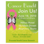 Personalise Breast Cancer Fundraising Benefit Full Color Flyer