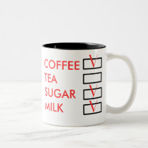 Personalise Check Box Coffee Mug