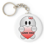 Personalise Cute LOVE YOU Character keychains