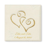 Personalise Elegant  Wedding Favour Magnet