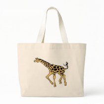Personalise Girafe Tote Bag