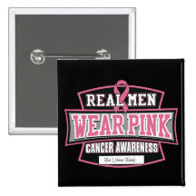 Personalise it REAL MEN WEAR PINK Breast Cancer